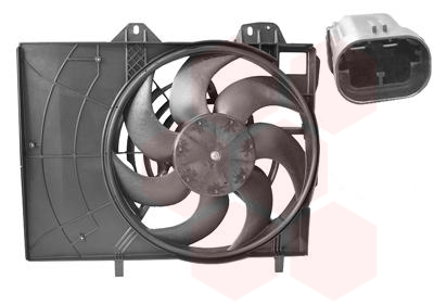 Ventilator, radiator 4029748 VAN WEZEL