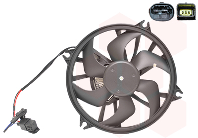 Ventilator, radiator 4060747 VAN WEZEL
