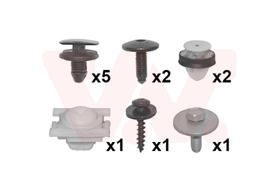 Set montaj, aripa laterala 4076796 VAN WEZEL