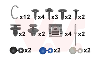 Set montaj, bara protectie 4077794 VAN WEZEL