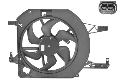 Ventilator, radiator 4394746 VAN WEZEL