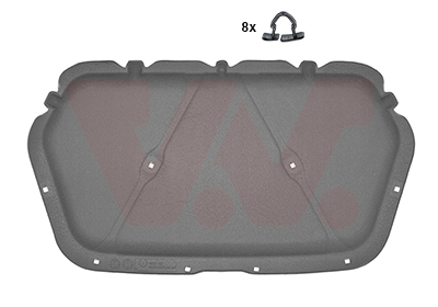 Material amortizare zgomot, nisa motor 5806460 VAN WEZEL