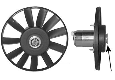 Ventilator, radiator 5880745 VAN WEZEL