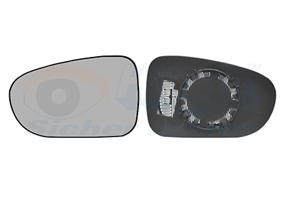 Sticla oglinda, oglinda retrovizoare exterioara 1867838 VAN WEZEL