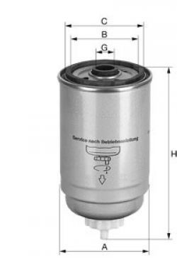 Filtru combustibil XN300 UNIFLUX FILTERS