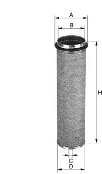 Filtru aer secundar XA1543 UNIFLUX FILTERS