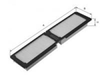 Filtru, aer habitaclu XCK91 UNIFLUX FILTERS