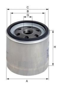 Filtru hidraulic, cutie de viteze automata XO233 UNIFLUX FILTERS