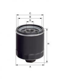 Filtru ulei XO245 UNIFLUX FILTERS
