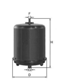 Filtru combustibil XOC6 UNIFLUX FILTERS