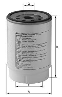 Filtru combustibil XP130 UNIFLUX FILTERS