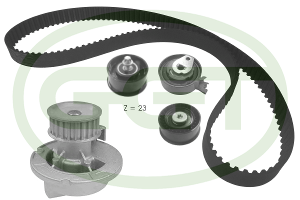 Set pompa apa + curea dintata KPA20157 GGT