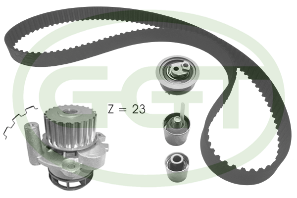 Set pompa apa + curea dintata KPA20165 GGT