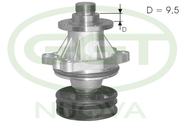 Pompă de apă, răcire motor PA10587 GGT