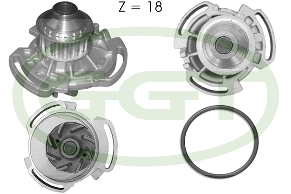 Pompă de apă, răcire motor PA10593 GGT