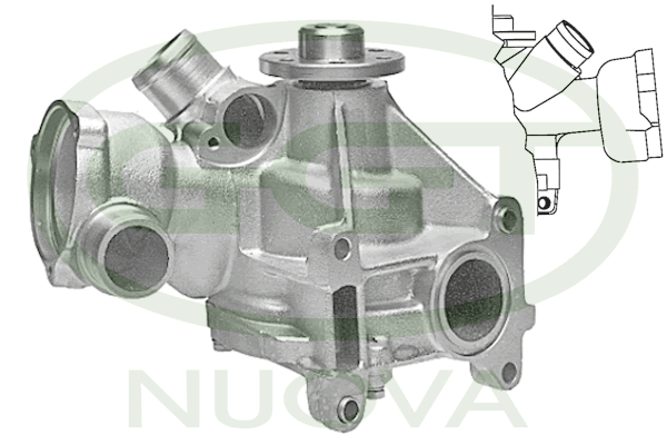 Pompă de apă, răcire motor PA10678 GGT