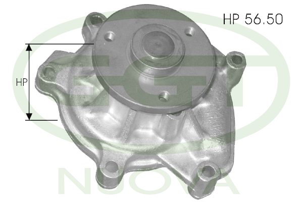 Pompă de apă, răcire motor PA10884 GGT