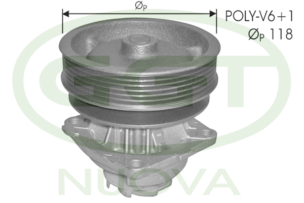 Pompă de apă, răcire motor PA10924 GGT