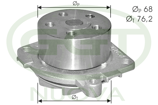 Pompă de apă, răcire motor PA11022 GGT