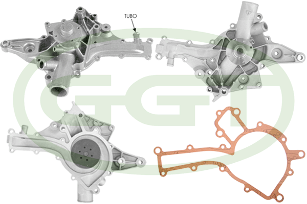 Pompă de apă, răcire motor PA12146 GGT