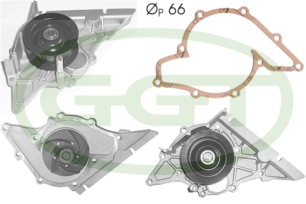 Pompă de apă, răcire motor PA12369 GGT