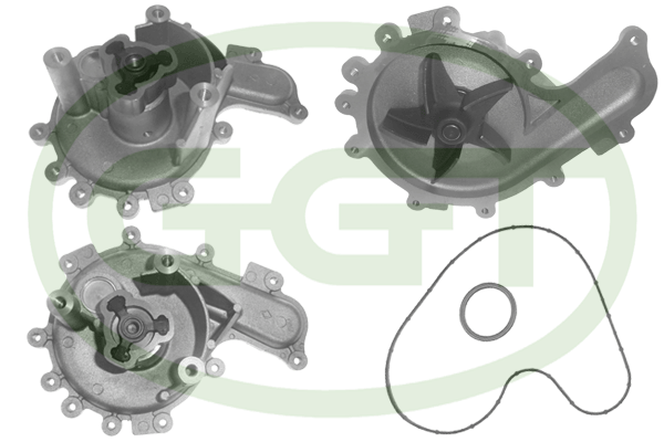 Pompă de apă, răcire motor PA12931 GGT