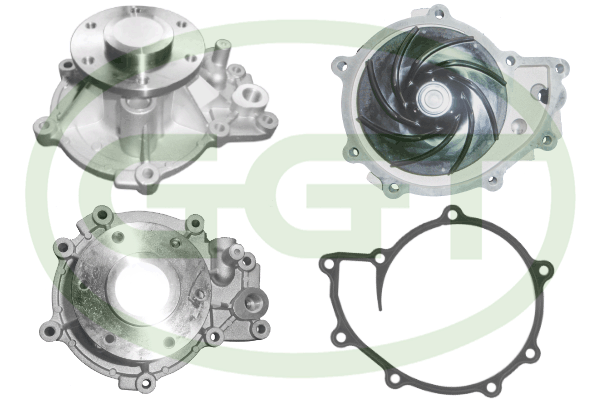 Pompă de apă, răcire motor PA12949 GGT
