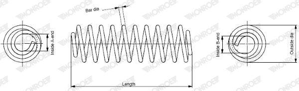 Arc spiral SP2082 MONROE