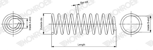 Arc spiral SP4085 MONROE