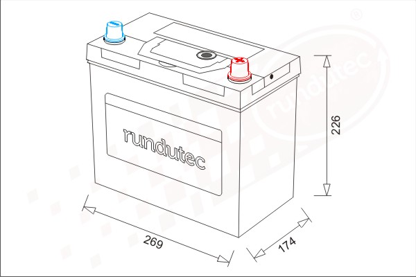 Baterie de pornire RNU070RDN rutecGmbH
