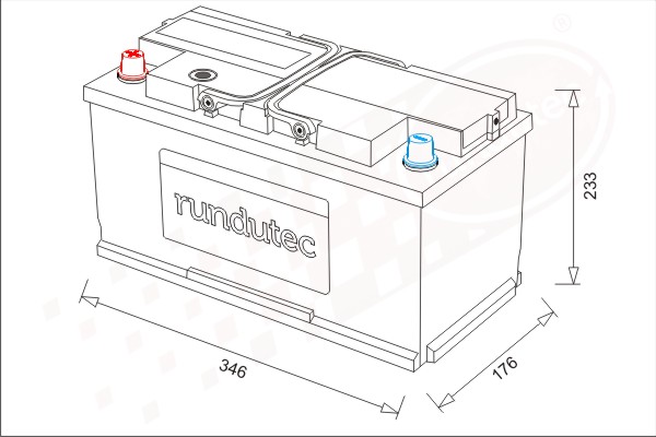 Baterie de pornire RNU110LEL rutecGmbH