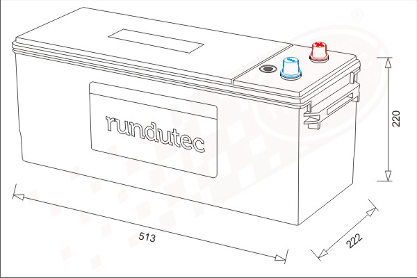 Baterie de pornire RNU170RML rutecGmbH