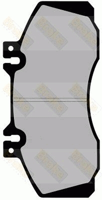 Set placute frana,frana disc PA1266 Brake ENGINEERING