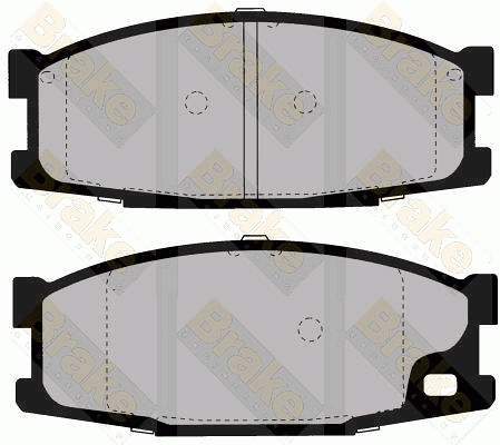 Set placute frana,frana disc PA1373 Brake ENGINEERING