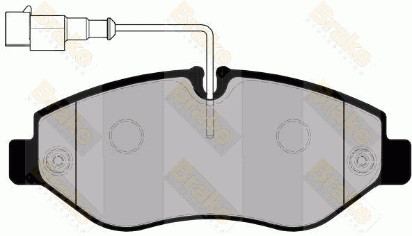 Set placute frana,frana disc PA1763 Brake ENGINEERING