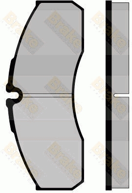 Set placute frana,frana disc PA1764 Brake ENGINEERING