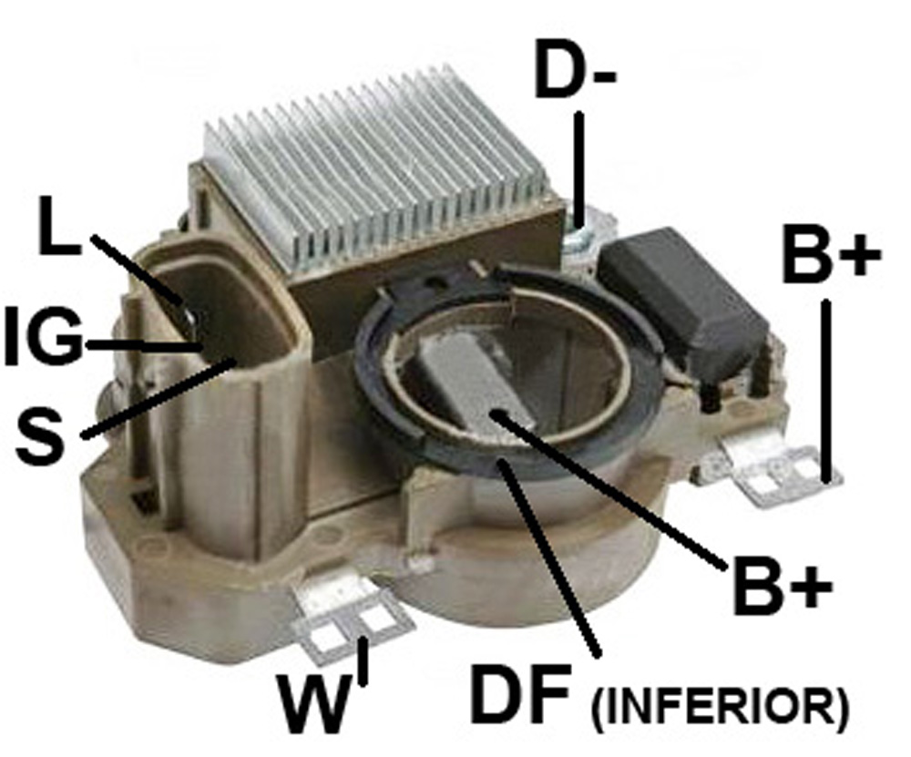 Regulator, alternator GA787 GAUSS