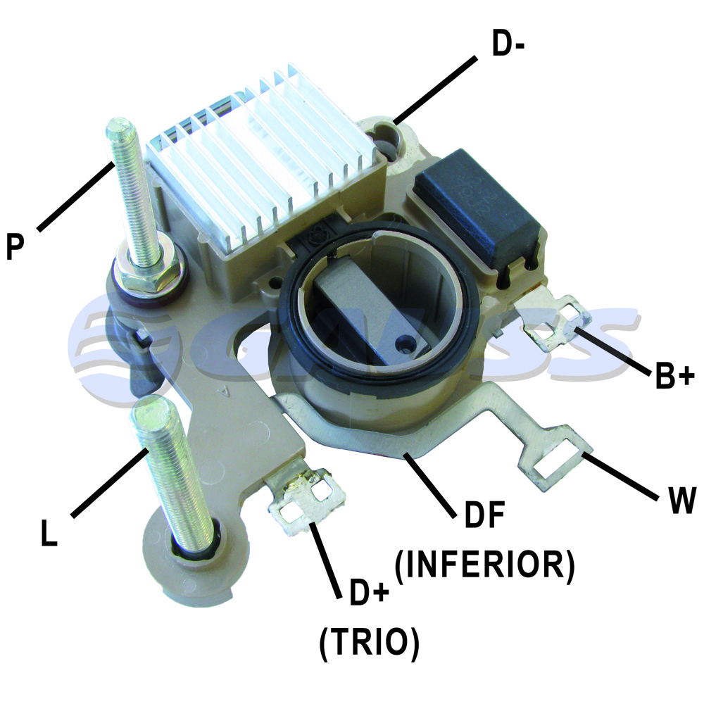 Regulator, alternator GA874 GAUSS