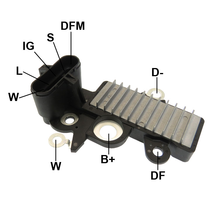 Regulator, alternator GA948 GAUSS