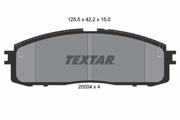 set placute frana,frana disc 2000401 TEXTAR