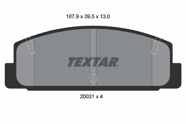 Set placute frana,frana disc 2003101 TEXTAR