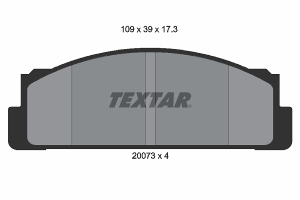 Set placute frana,frana disc 2007304 TEXTAR