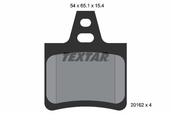 Set placute frana,frana disc 2016203 TEXTAR