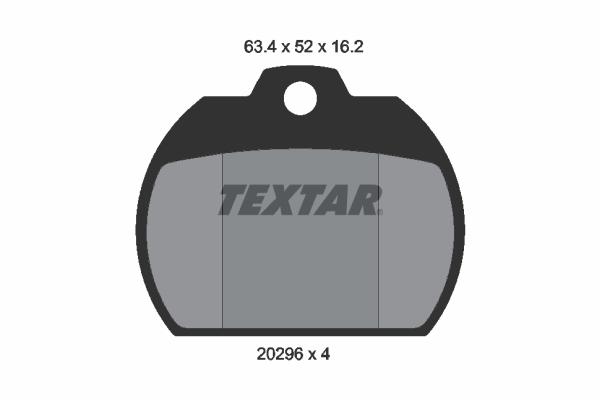 set placute frana,frana disc 2029602 TEXTAR