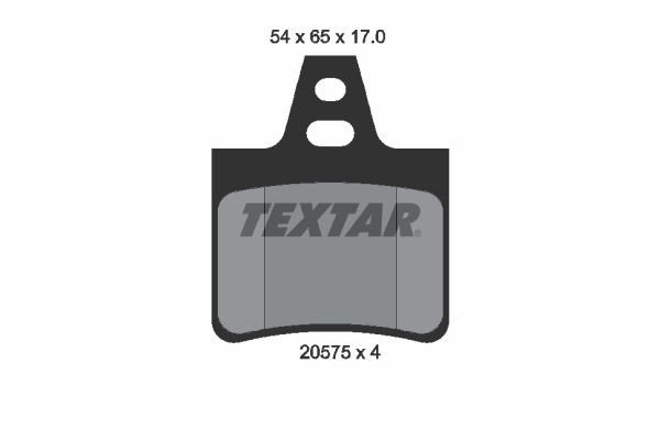 set placute frana,frana disc 2057511 TEXTAR