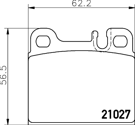 set placute frana,frana disc 2102702 TEXTAR