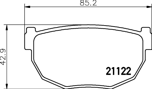 set placute frana,frana disc 2112201 TEXTAR