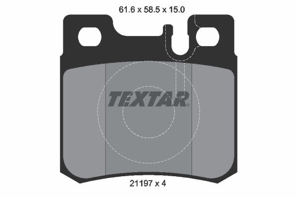 Set placute frana,frana disc 2119701 TEXTAR