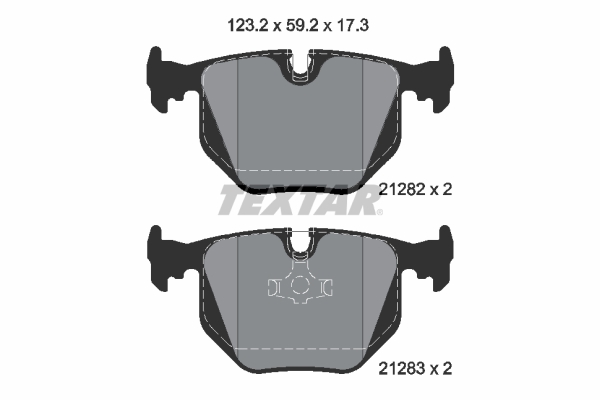 Set placute frana,frana disc 2128201 TEXTAR