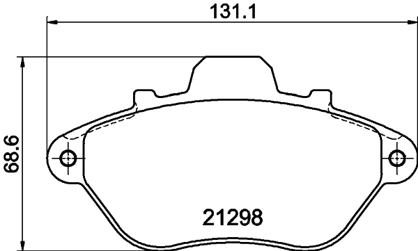 set placute frana,frana disc 2129801 TEXTAR